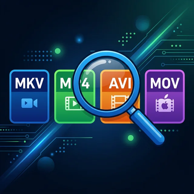 MKV vs MP4 vs AVI vs MOV